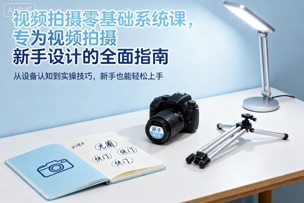 视频拍摄零基础系统课，专为视频拍摄新手设计的全面指南-卿云社