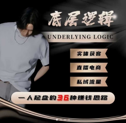 一个人起盘的底层逻辑，私域流量-直播电商-实体获客，一人起盘的36种賺钱思路-卿云社