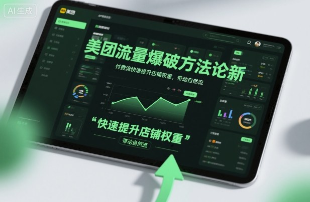美团流量爆破方法论，付费流快速提升店铺权重，带动自然流-卿云社