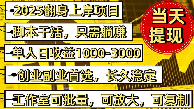 2025翻身上岸项目脚本干活，内部客户经理内部开号，单人日收益1000-300...-卿云社
