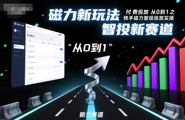 ⁤‍⁤⁢​⁤‬⁤‌​⁢⁣‍‬⁤⁣‬​​⁤‬⁣‬⁤‬‍‍​⁢​‬⁡⁢⁣⁢​‍​⁤‬‬‌⁣付费投放从0到1之快手磁力智投投放实操，磁力新玩法，智投新赛道-卿云社