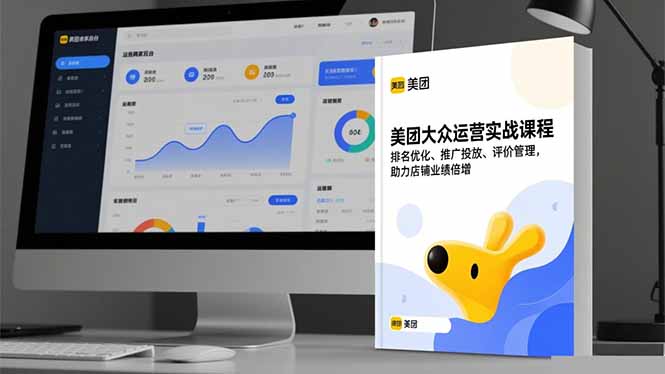 美团大众运营实战课程，排名优化、推广投放、评价管理，助力店铺业绩倍增-卿云社