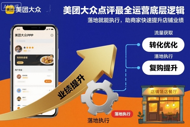 美团大众点评最全运营底层逻辑，落地就能执行，助商家快速提升店铺业绩-卿云社