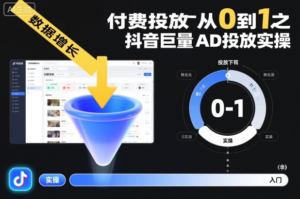 ​​‌‬‌‍⁤⁣​​⁤⁢​⁤​‍‬‬​⁤⁣‍‬⁤​⁡​⁣⁡‌‍​⁤⁣‍⁣​‌⁢⁢⁡‍⁣⁡​付费投放从0到1之抖音巨量AD投放实操-卿云社