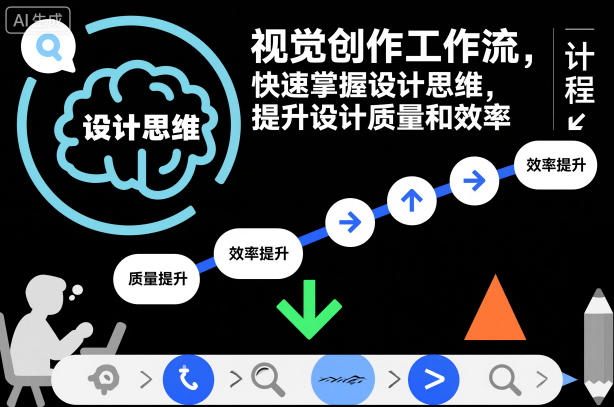 视觉创作工作流，快速掌握设计思维，提升设计质量和效率-卿云社