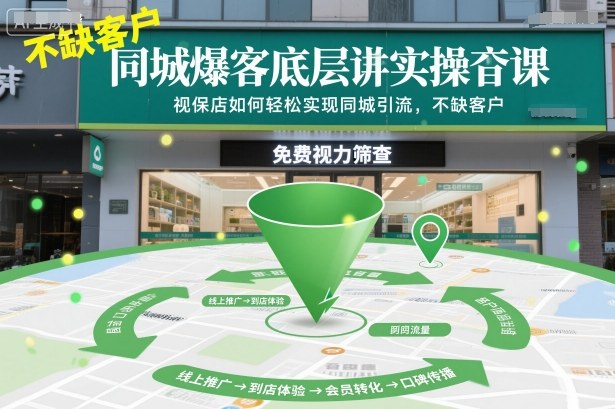 同城爆客底层实操课，视保店如何轻松实现同城引流，不缺客户！-卿云社