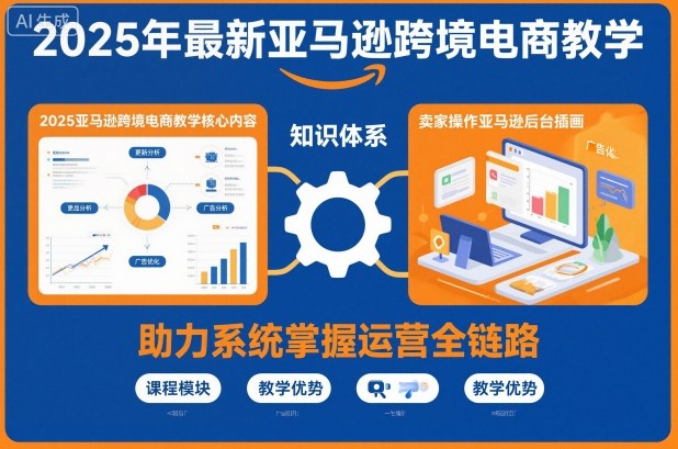 2025年最新亚马逊跨境电商教学，助力卖家系统掌握亚马逊运营全链路知识-卿云社