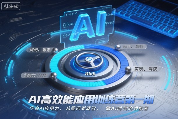 AI高效能应用训练营第一期，学会AI应用力，从提问到驾驭，做AI时代的领航者-卿云社