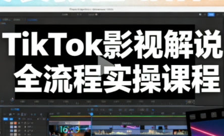 凌帧·TikTok影视解说全流程实操-卿云社