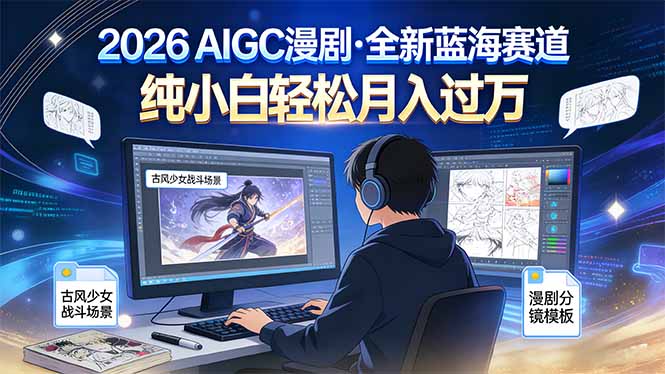 2026年全新蓝海赛道，纯小白轻松月入过万-卿云社