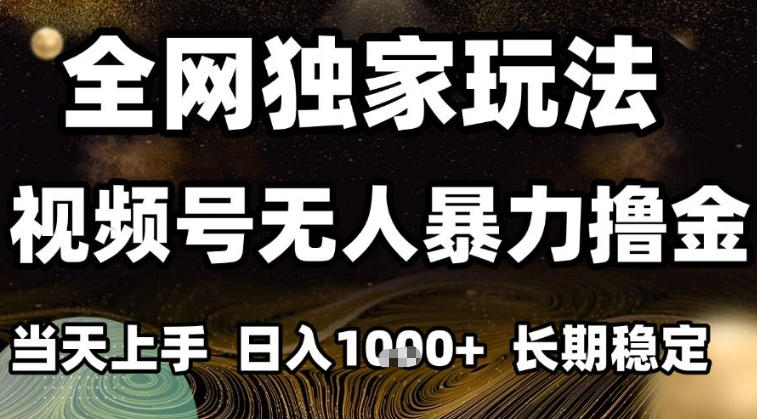 年底最新独家视频号无人直播撸礼物，小白也能轻松日入1k+，长期稳定，可批量复制【揭秘】-卿云社