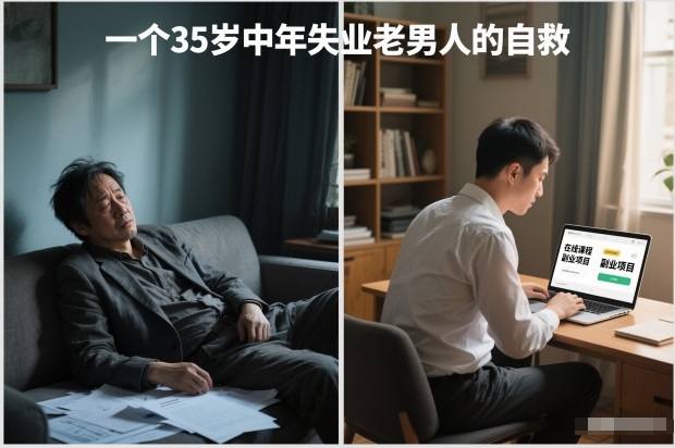 付费文章：一个35岁中年失业老男人的自救-卿云社