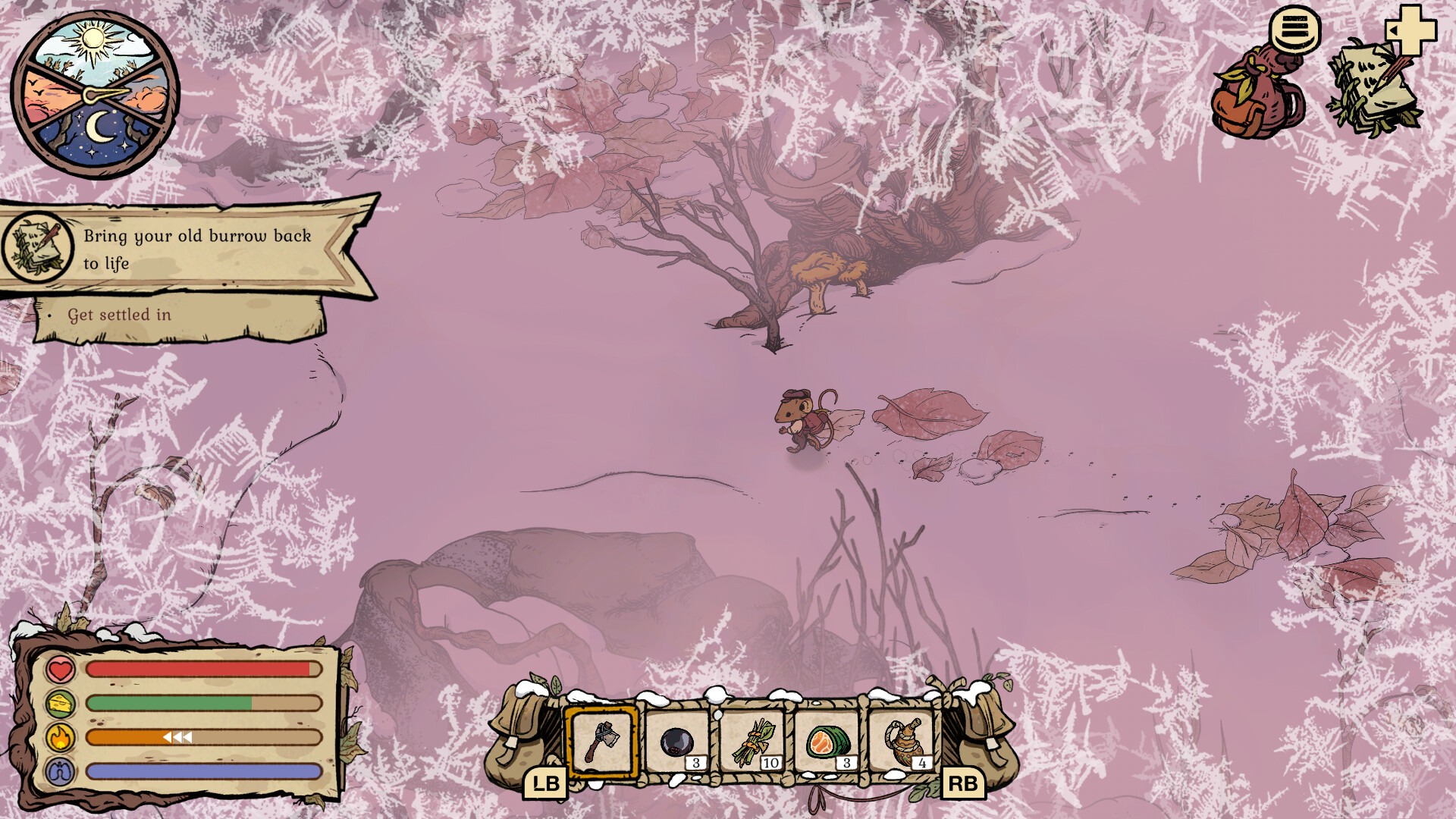 《林间暖巢 Winter Burrow》Switch美版中文NSZ下载 – 含1.0.3补丁-卿云社
