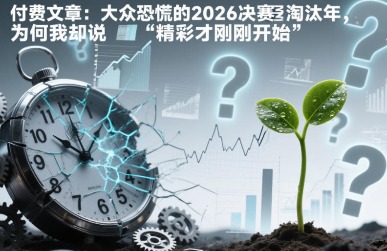 付费文章：大众恐慌的2026决赛淘汰年，为何我却说“精彩才刚刚开始”？-卿云社