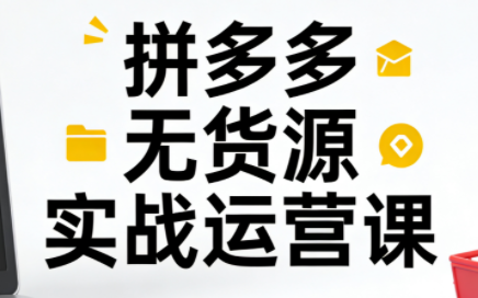 子枫老师·拼多多无货源实战运营课(更新12月)-卿云社