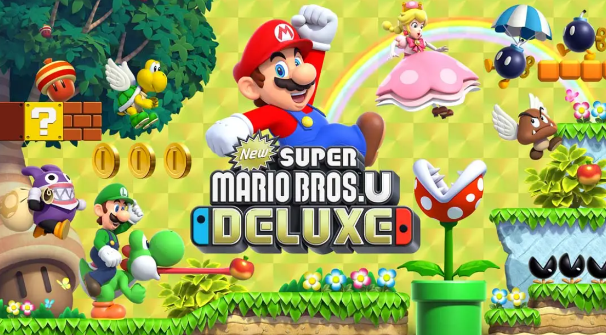 《新超级马里奥兄弟U 豪华版 New Super Mario Bros. U Deluxe》Switch中文版NSP下载 – 含1.0.2补丁-卿云社