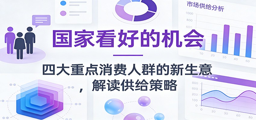 公众号付费文章：国家看好的机会，四大重点消费人群的新生意，解读供给策略-卿云社