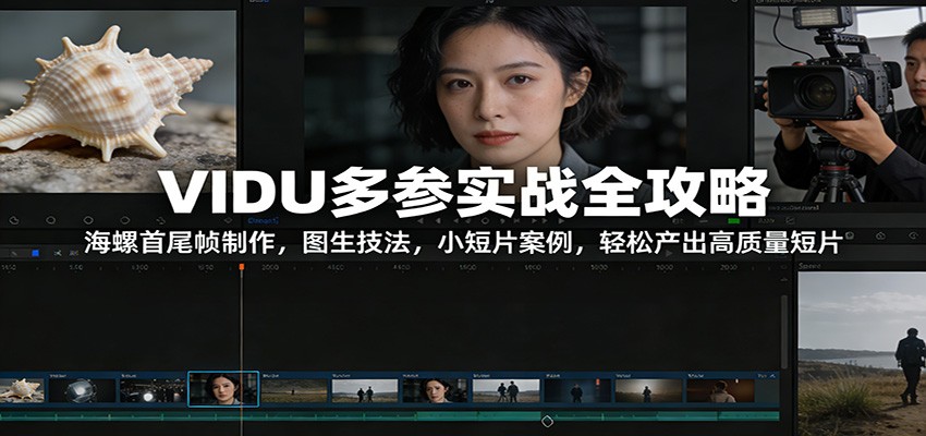 VIDU多参实战全攻略：海螺首尾帧制作，图生技法，小短片案例，轻松产出高质量短片-卿云社