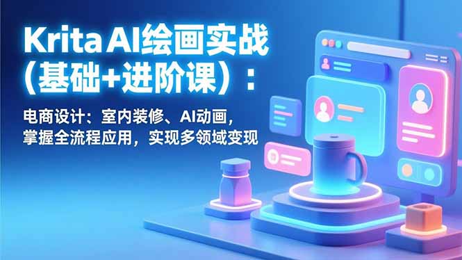 Krita AI绘画实战(基础+进阶课-卿云社