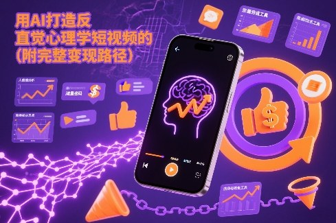 用AI打造“反直觉”心理学短视频的流量密码(附完整变现路径)-卿云社