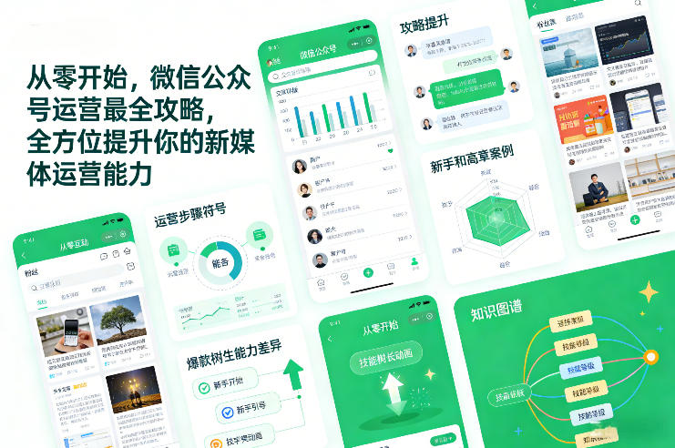 从零开始，微信公众号运营最全攻略，全方位提升你的新媒体运营能力-卿云社