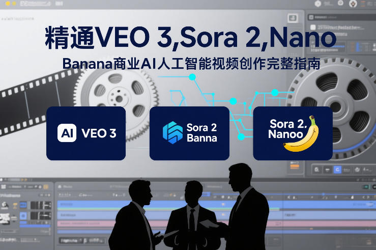 精通VEO 3，Sora 2，Nano Banana商业AI人工智能视频创作完整指南-卿云社