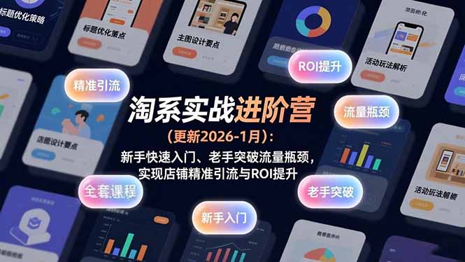 淘系实战进阶营(更新2026-1月-卿云社