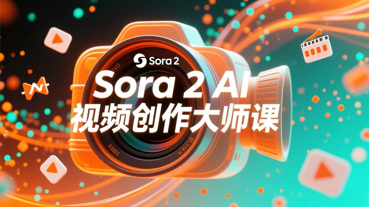 如何利用Sora 2创建流行AI人工智能视频大师班教程：掌握创作全流程，产出百万播放内容-卿云社
