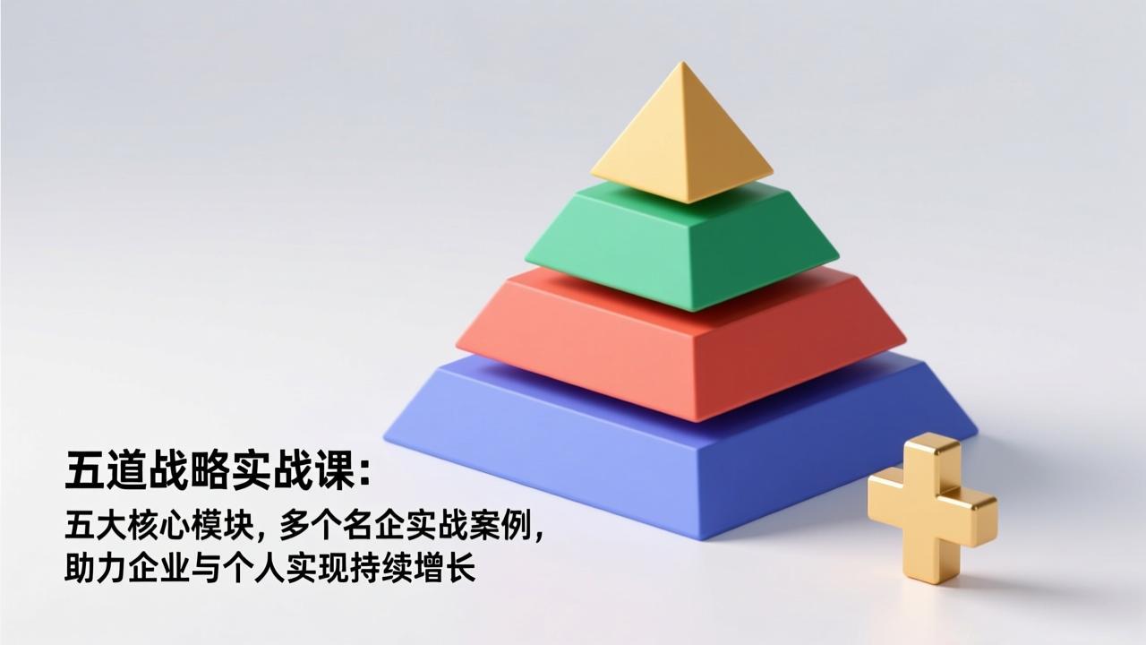 五道战略实战课：五大核心模块，多个名企实战案例，助力企业与个人实现持续增长-卿云社
