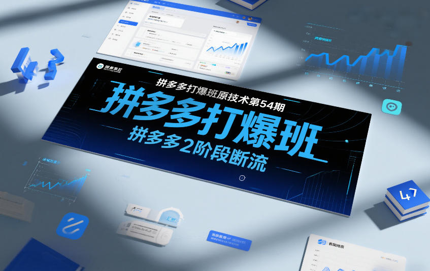 拼多多打爆班原创技术第54期，拼多多2阶段断流-卿云社