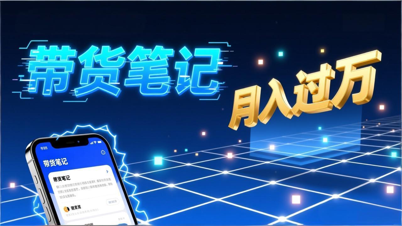 小红书爆款笔记带货实战：拆解封面标题正文全要素，手把手教你单篇笔记带货月入过万-卿云社