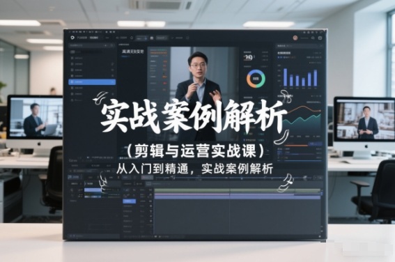 剪辑与运营实战课，从入门到精通，实战案例解析(更新2026)-卿云社
