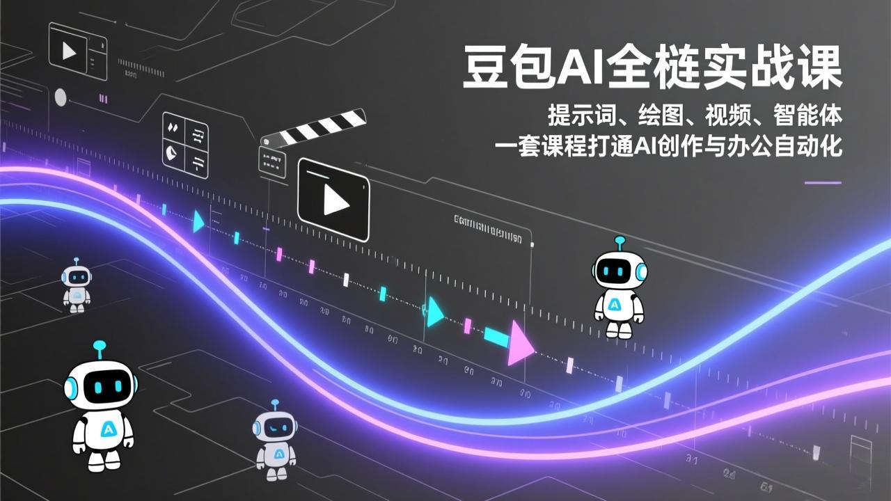 豆包AI全栈实战课：提示词、绘图、视频、智能体，一套课程打通AI创作与办公自动化-卿云社
