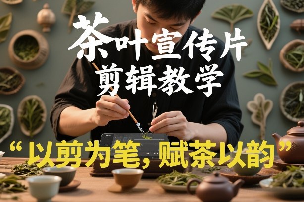 茶叶宣传片剪辑教学，以剪为笔，赋茶以韵，新手也能拍出高级感-卿云社
