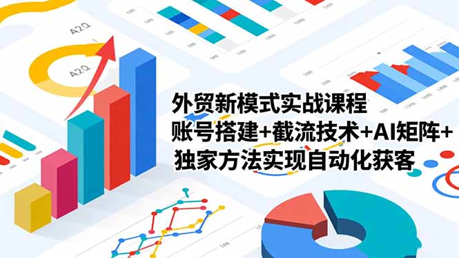 外贸新模式实战课程-更新2月，账号搭建+截流技术+AI矩阵+独家方法实现自动化获客-卿云社
