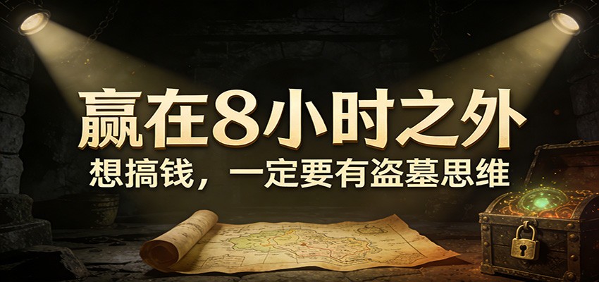 公众号付费文章《赢在8小时之外，想搞钱，一定要有盗墓思维》-卿云社