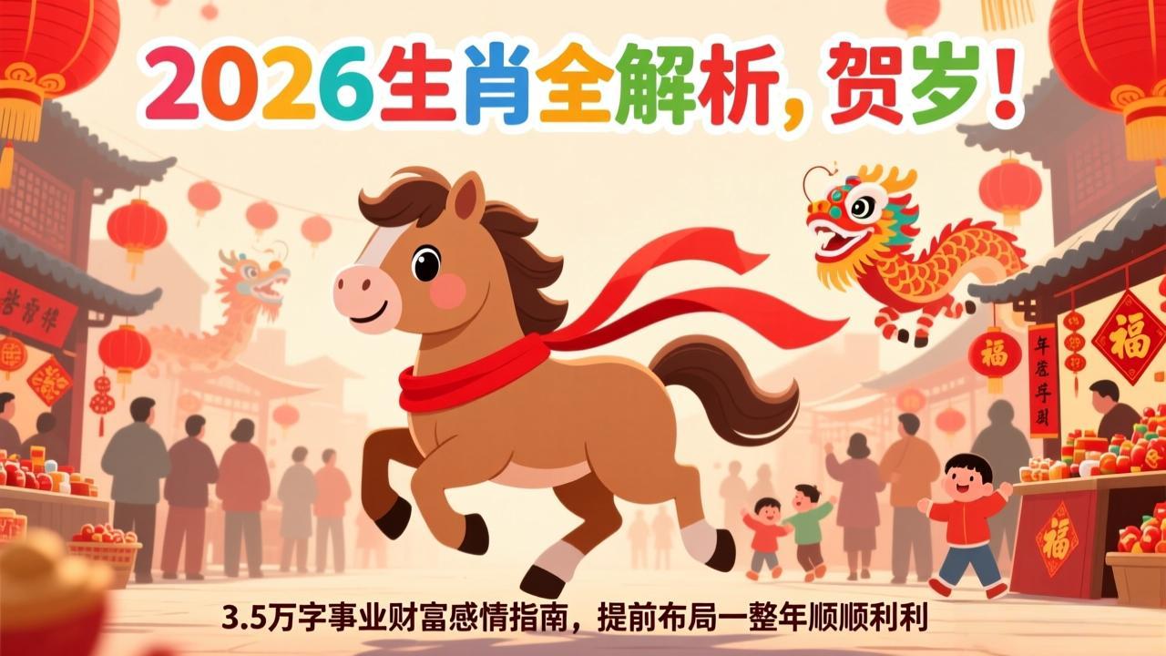 付费文章：贺岁！2026生肖全解析，3.5万字事业财富感情指南，提前布局一整年顺顺利利-卿云社