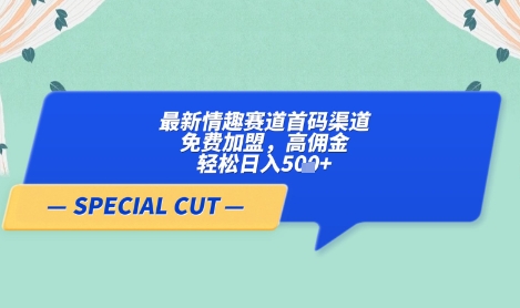 【轻云】最新情趣赛道首码渠道，免费加盟，高佣金，轻松日入5张+-卿云社