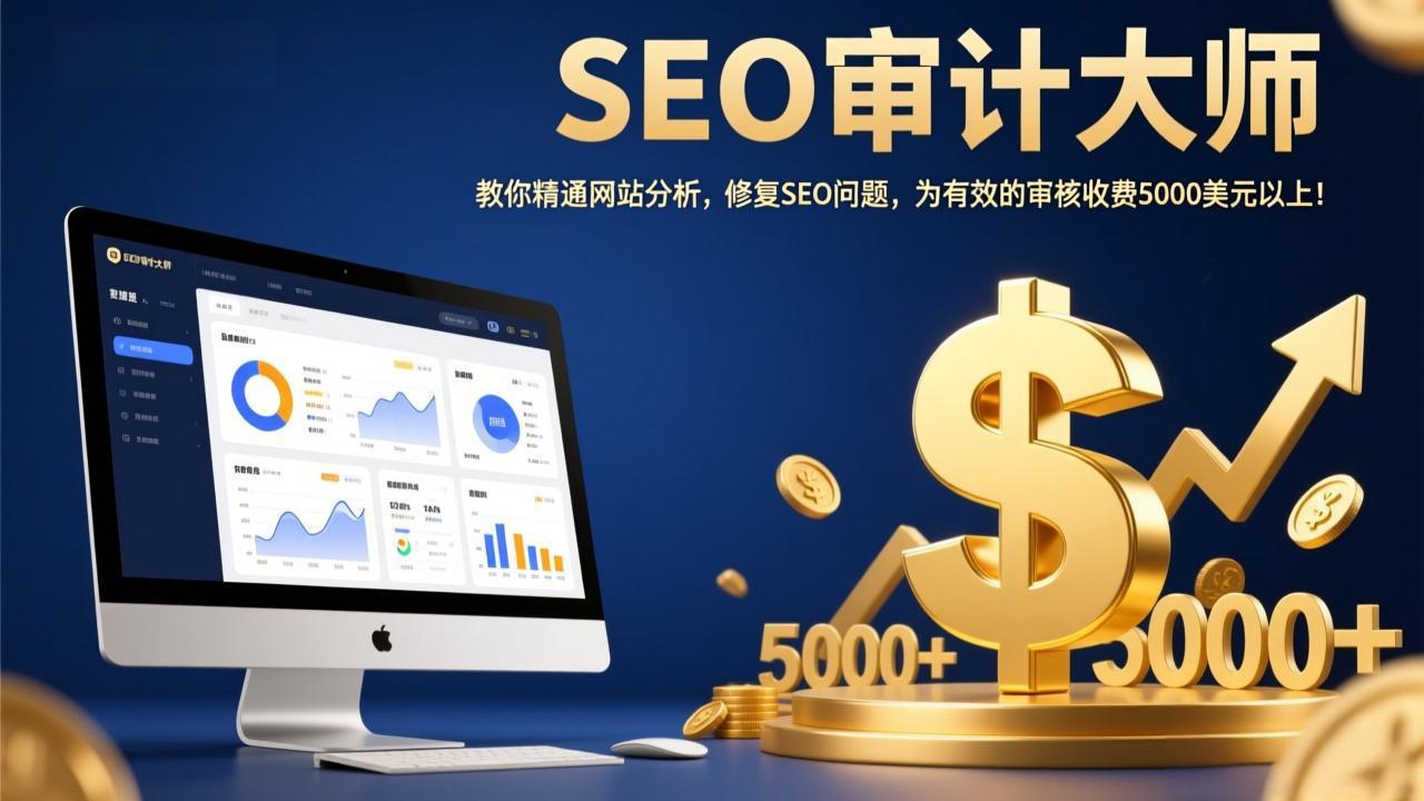 SEO审计大师：教你精通网站分析，修复SEO问题，为有效的审核收费5000美元以上！-卿云社