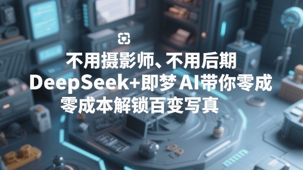 不用摄影师、不用后期，DeepSeek+即梦AI带你零成本解锁百变写真！-卿云社