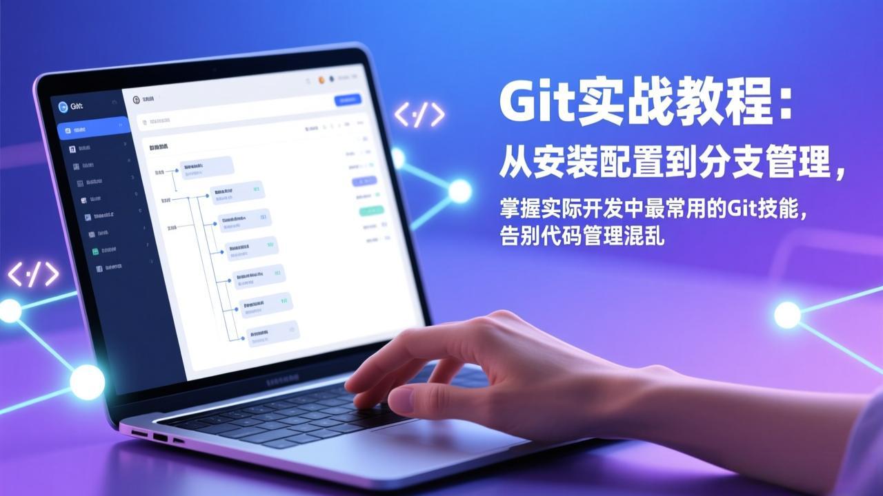 Git实战教程：从安装配置到分支管理，掌握实际开发中最常用的Git技能，告别代码管理混乱-卿云社