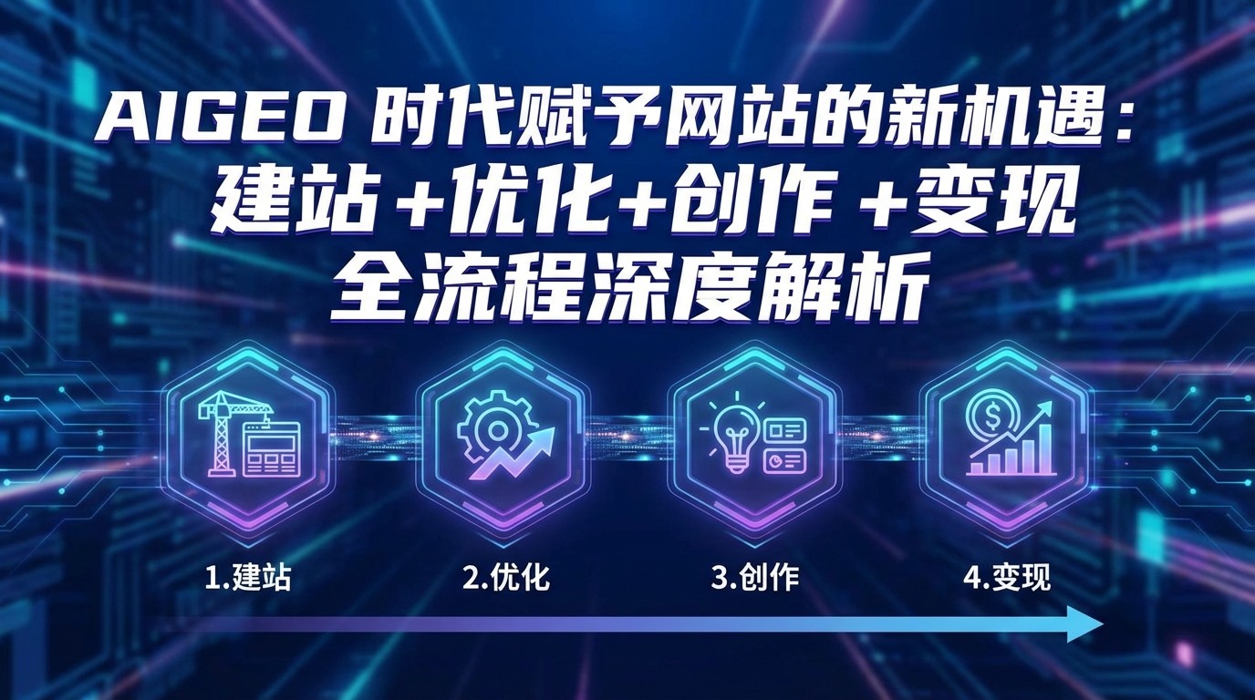 AIGEO+时代赋予网站的新机遇：建站+优化+创作+变现+全流程深度解析-卿云社