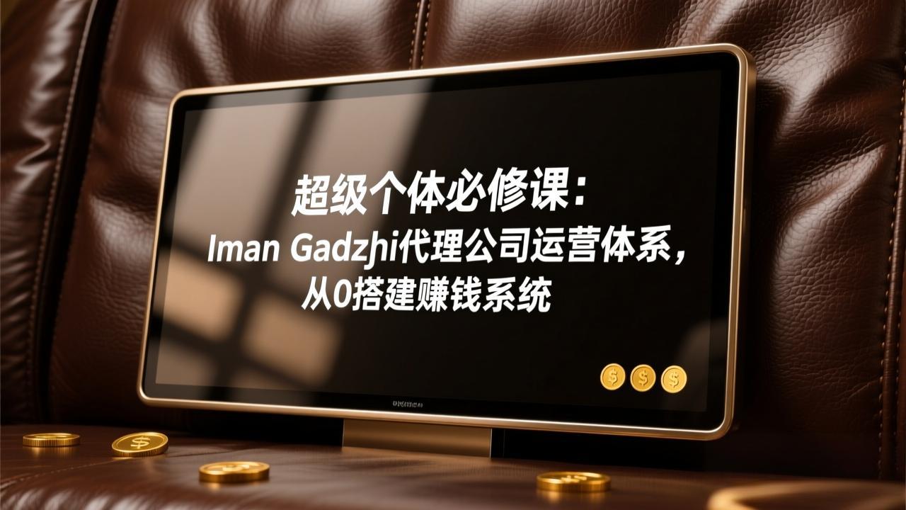 超级个体必修课：Iman Gadzhi代理公司运营体系，从0搭建赚钱系统-卿云社