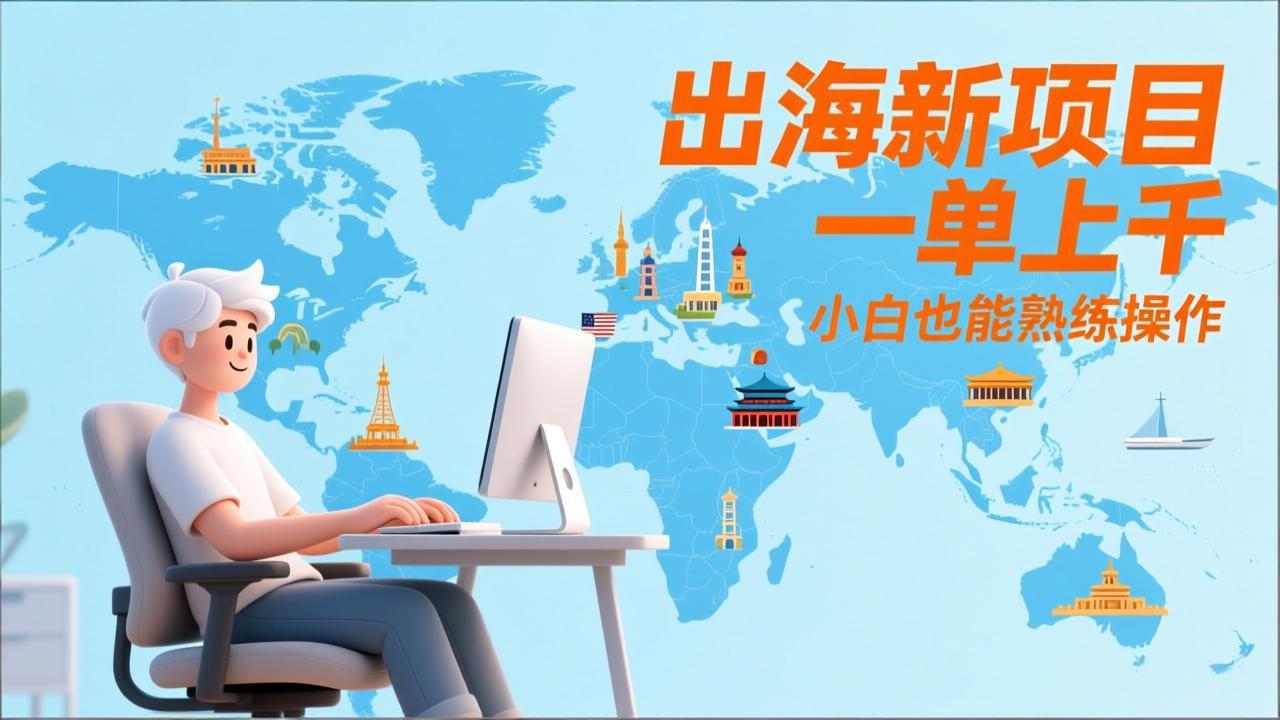 出海新项目，一单上千，小白也能熟练操作-卿云社