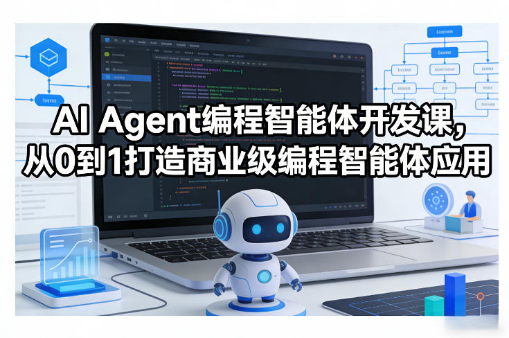 AI Agent编程智能体开发课，从0到1打造商业级编程智能体应用-卿云社