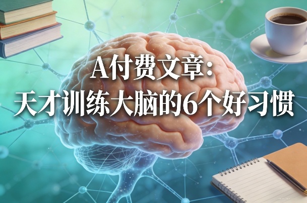 付费文章：天才训练大脑的6个好习惯-卿云社
