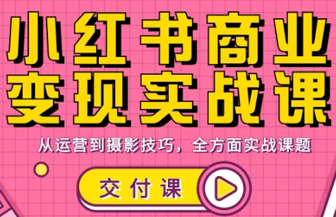 饭饭老师·小红书商业变现实战课-卿云社