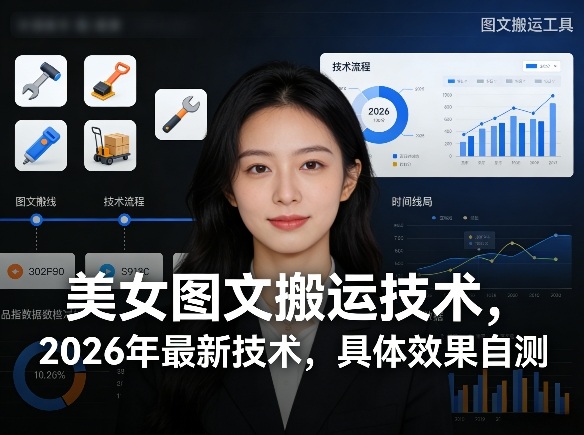美女图文搬运技术，2026年最新技术，具体效果自测-卿云社