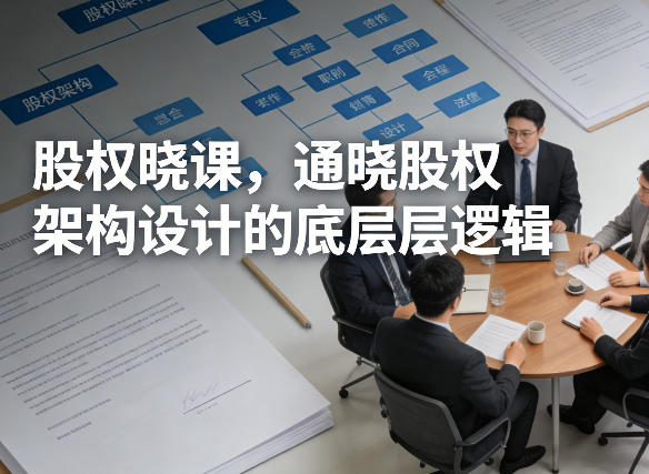 股权晓课，通晓股权架构设计的底层逻辑-卿云社