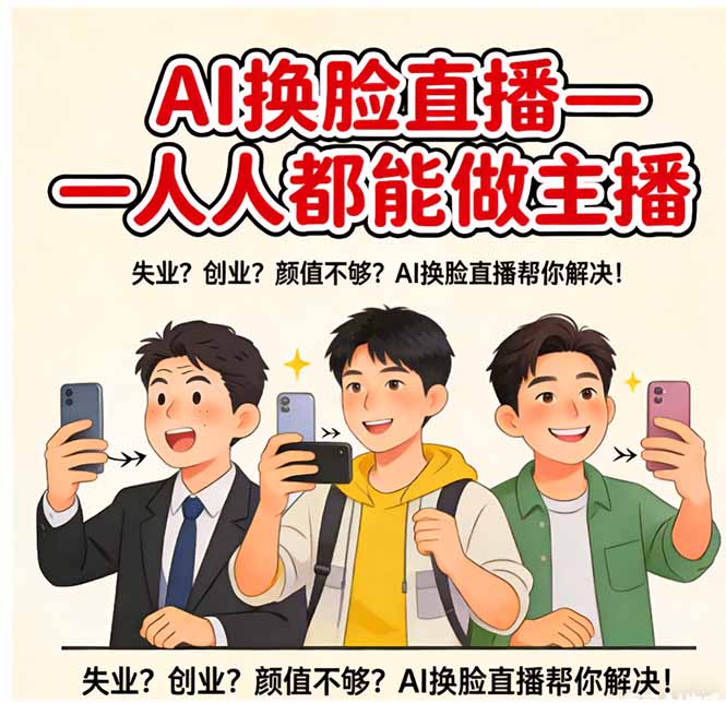 AI换脸直播，人人都能做主播-卿云社